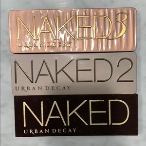 Naked, Naked 2, and Naked 3 by Urban Decay